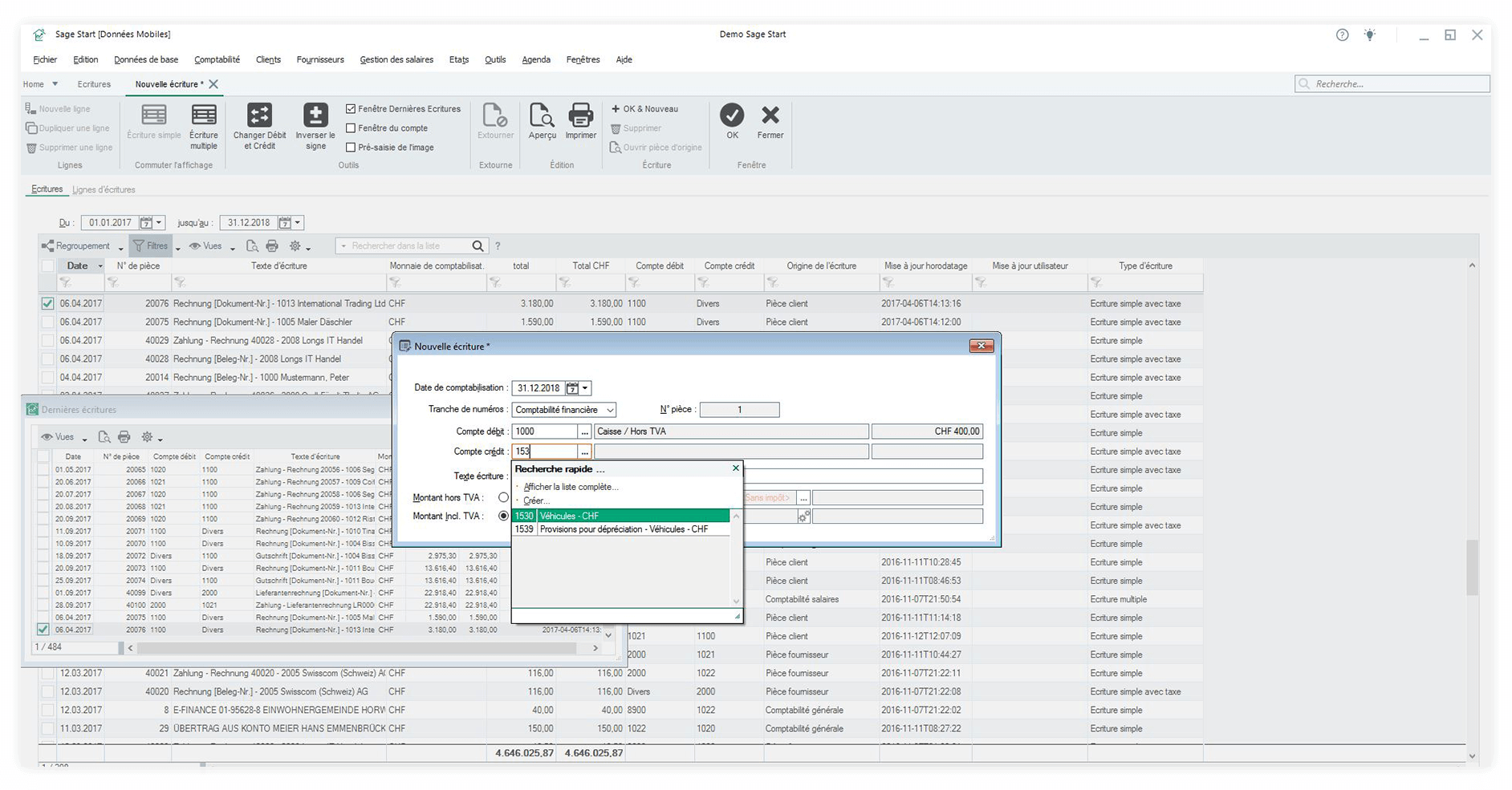 Comptabilisation relevé carte bancaire